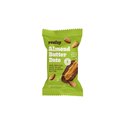 Almond Butter Dates Individually Wrapped
