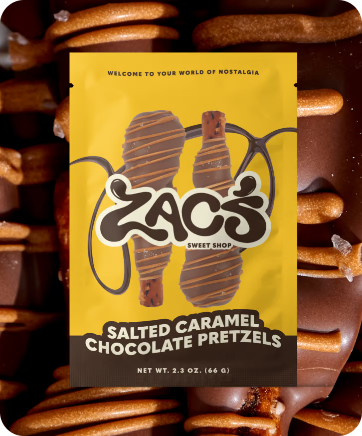 Zac’s Sweet Shop Salted Caramel Pretzels