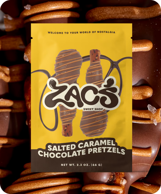 Zac’s Sweet Shop Salted Caramel Pretzels