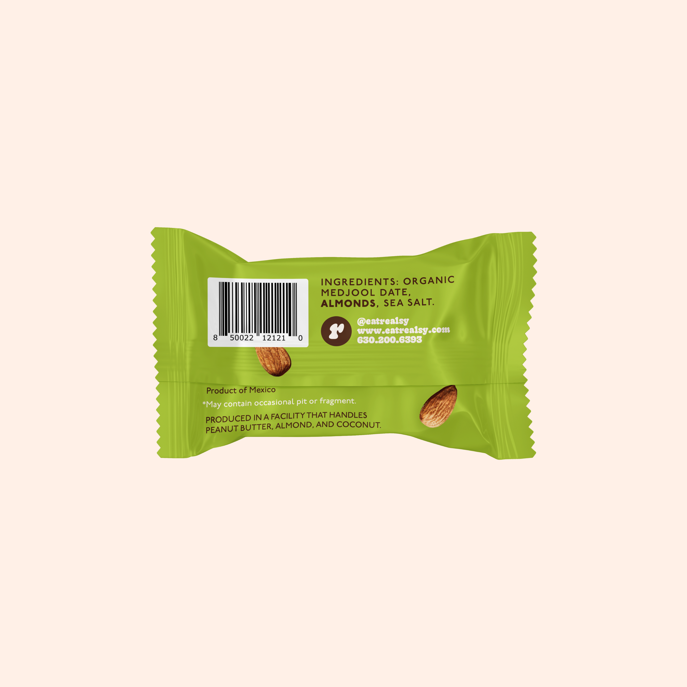 Almond Butter Dates Individually Wrapped