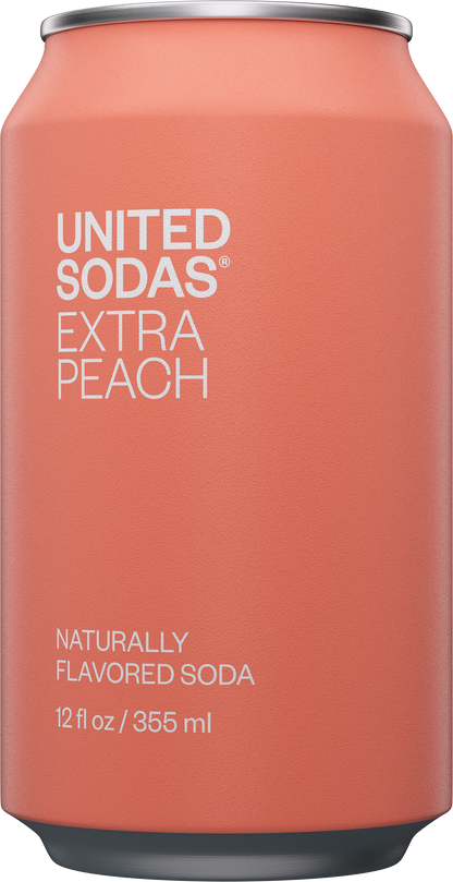 United Soda Extra Peach