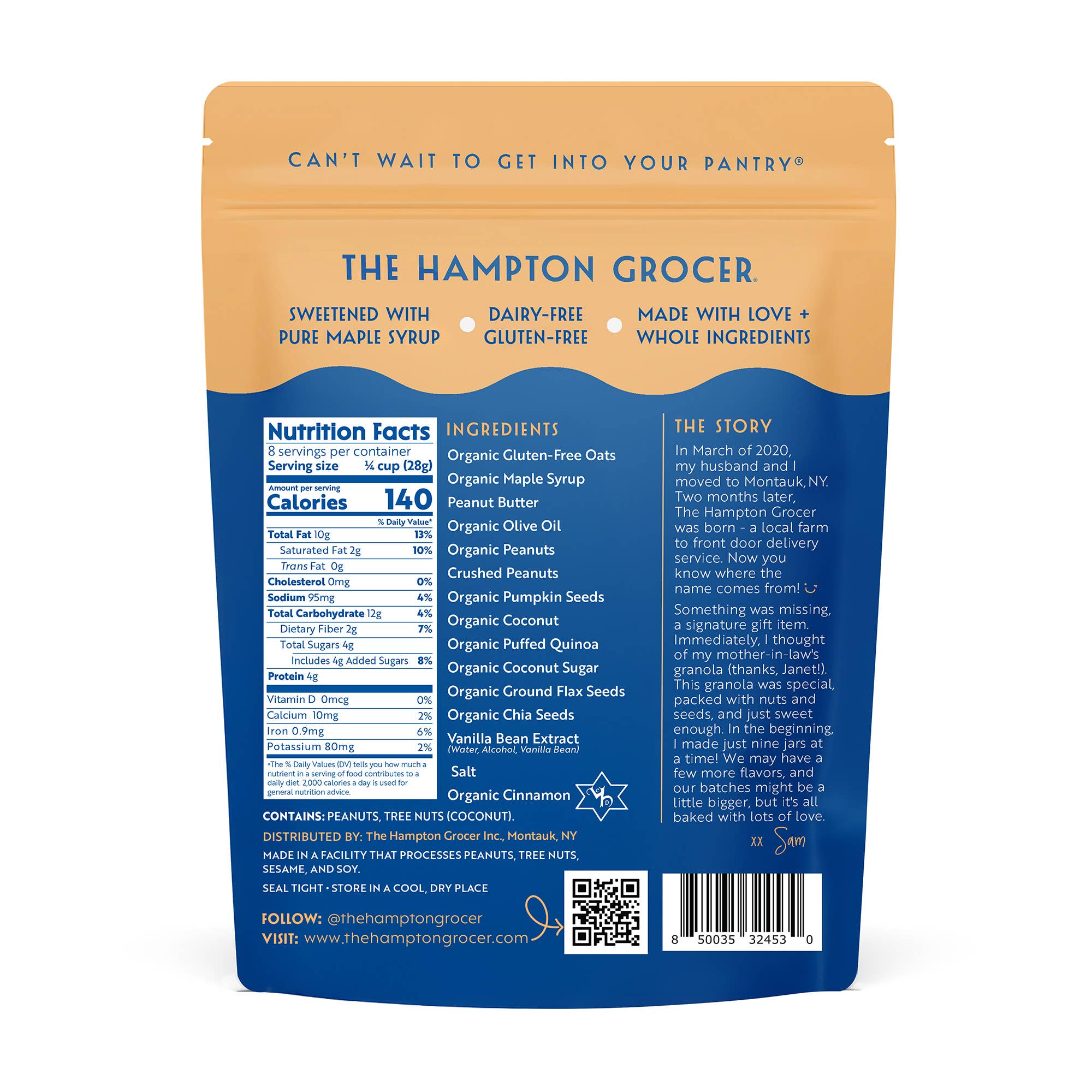 The Hampton Grocer Limited Peanut Butter Crunch