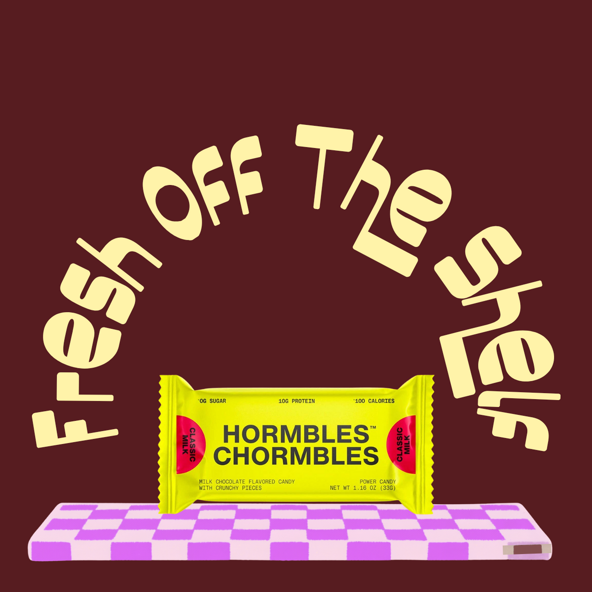 Hormbles Chormbles Classic Milk Chocolate Protein Bar