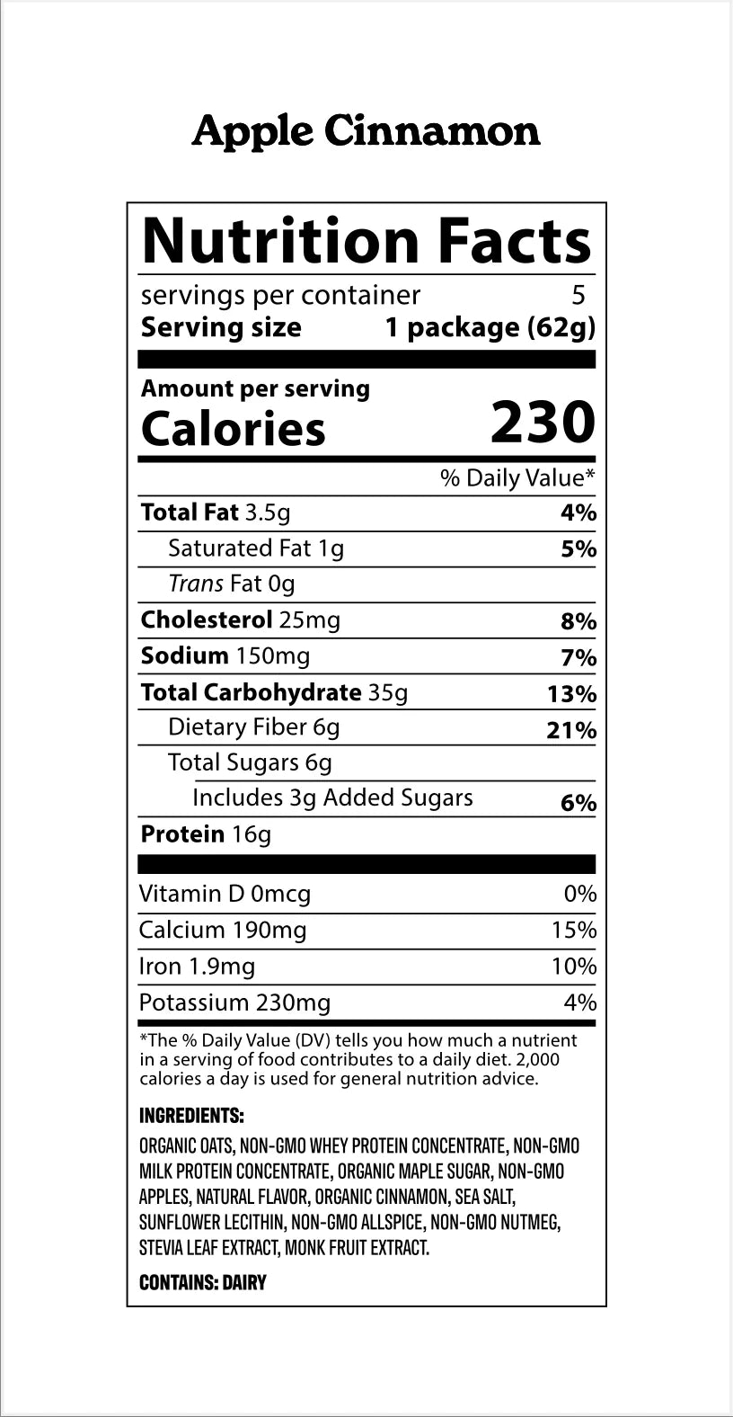Dawnbreaker Protein Oatmeal