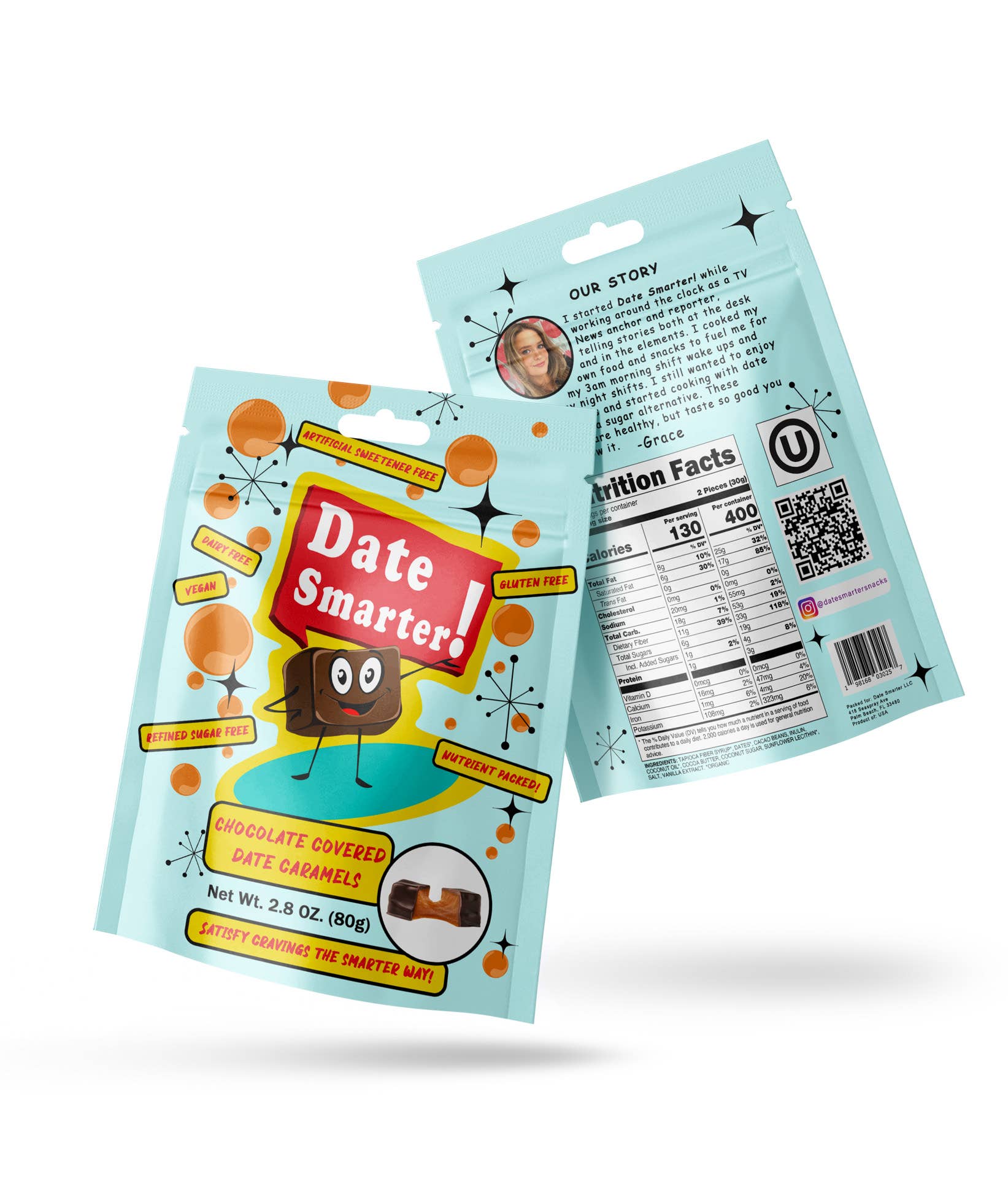 Chocolate Covered Date Caramels