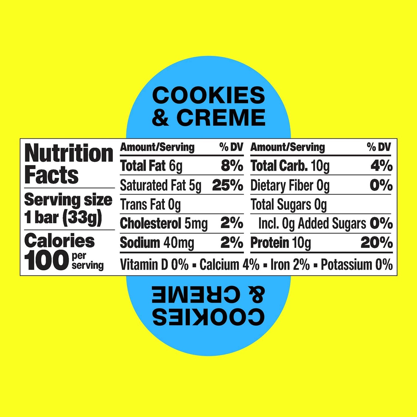 Hormbles Chormbles Cookies & Creme Protein Bar