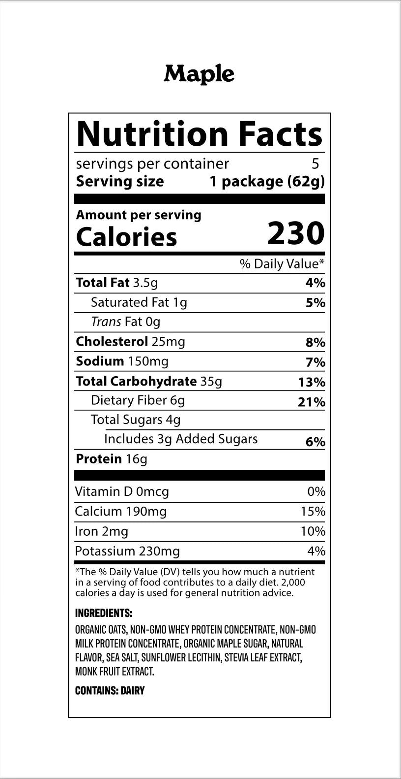 Dawnbreaker Protein Oatmeal